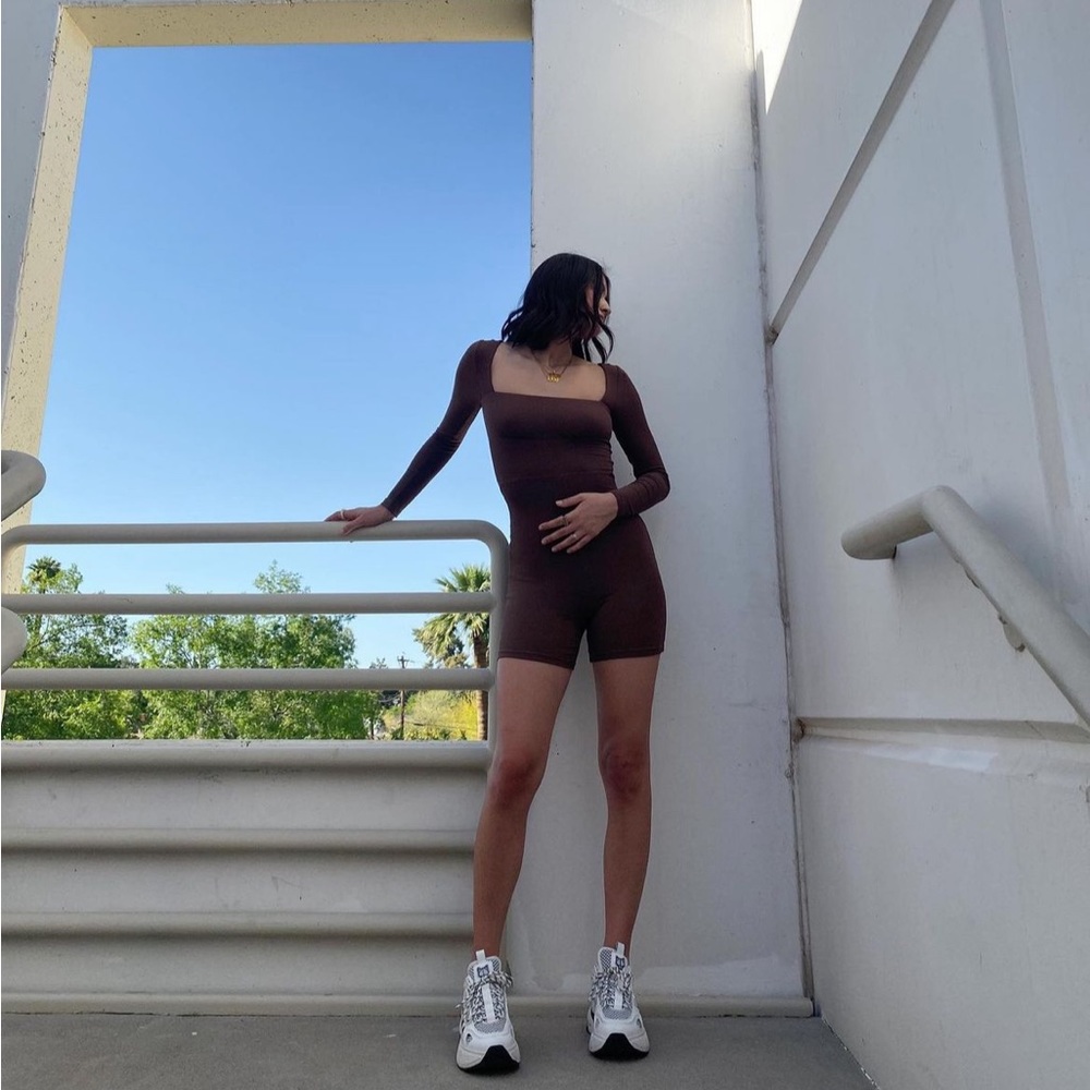 Princess Polly Brown Romper